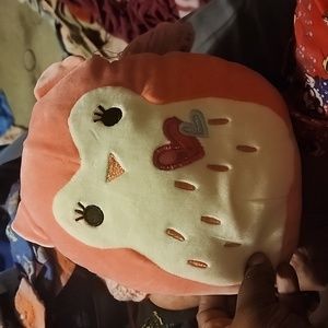 Squishmallows Francesca the Pink Owl 2019 6" Soft Plush Stuffed Animal Heart Tag